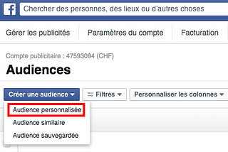 Comment cibler vos abonnés newsletter sur Facebook