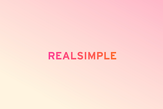 Analyzing RealSimple