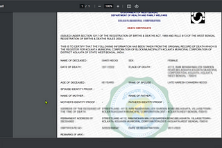 Hacking Government-Millions of Death-Certificate(EASY)