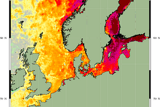 Warming The Atmosphere By Shipping.
 The Baltic and North Sea proves it.