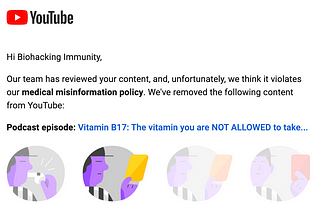 🚫 YouTube does NOT want you to know about Vitamin B17