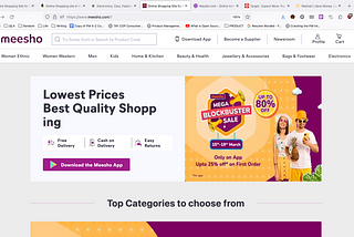 Impactful Changes for Meesho’s Homepage