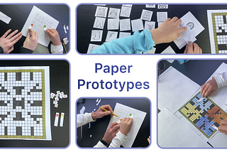 Lo-Fi paper prototypes