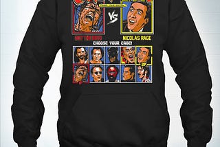 NEW Cage fighter not the bees vs nicolas rage shirt