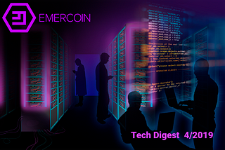 Emercoin digest — April 2019