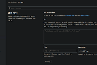 How to generate a SSH key