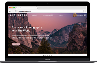 UX Case Study: Anthology-Share Your Photography With The World