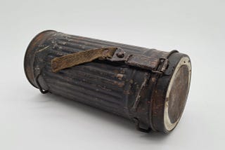 An antique Gas Cylinder