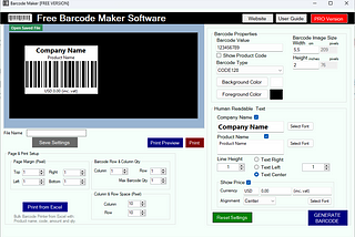 Best and Free bulk Barcode Maker software (for offline use too)