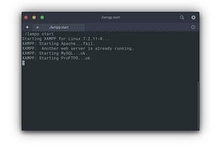 [Solved] XAMPP: Another web server is already running