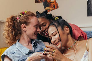 I always ran from the girl group.