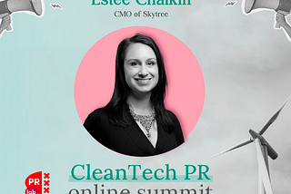 Estee Chaikin, Navigating positioning at CleanTech PR Summit