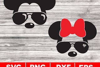 Minnie Sunglasses SVG, Mickey Sunglasses svg, Digital Download, Aviator Sunglasses svg, Sunglasses clipart