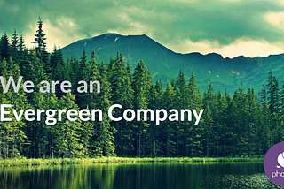 Being an Evergreen company, and the benefits of planning for the long term
