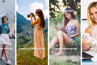 Explore the World, Capture the Memories, Create Postcards & Earn PTS Tokens