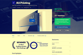 What We Learned: R3 Printing’s Successful Crowdfunding Methods