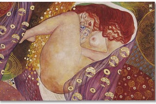 Dánae por Klimt