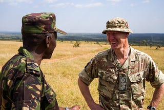 Irish Guards and Kenya Rifles Pioneer New Partnership