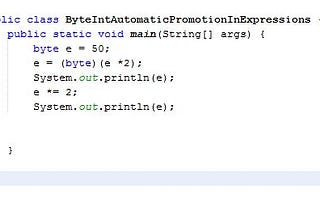 Knowing byte and int