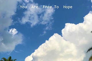 You are free to Hope