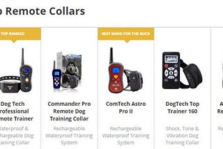 Tips To Choosing a Dog Shock Training Collar — 2018 Top Remote Collars