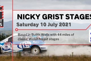 Nicky Grist Stages given the green light — but spectators will have to watch the live action online