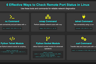 6 Ways to Check Remote Port Status in Linux: Highlighting Two New Approaches