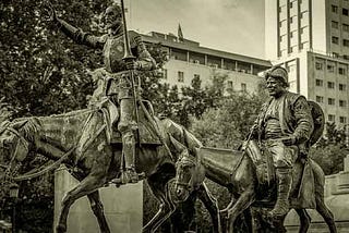 Don Quijote de la Mancha, by Miguel de Cervantes