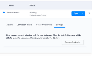 New Feature: Neo4j Sandbox Backups