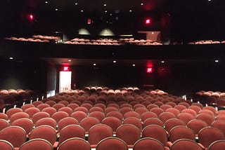 Auditorium of the Paris Theater in New York City.