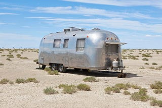 Airstream in the Desert