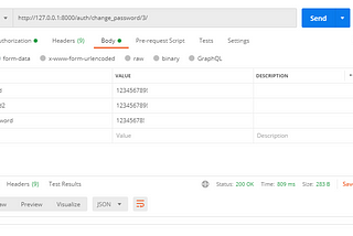 Change Password and Update Profile — Django Rest Framework