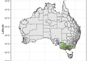 Mapping Australia in R