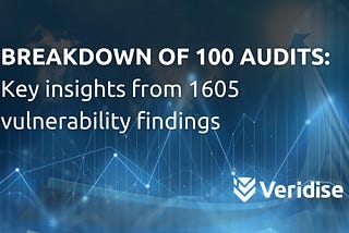 Breakdown of 100 security audits: Key insights from 1605 vulnerability findings