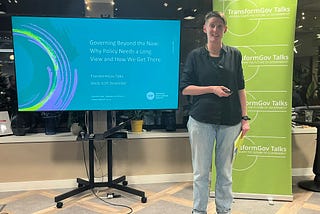 Picture of Caroline presenting