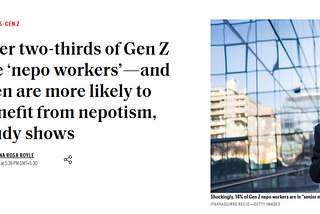 Is the System Rigged? Gen Z, Nepotism, and the AI Age