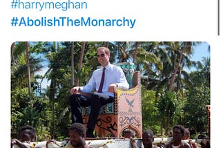Forget Meghan and Prince Andrew. #Abolishthemonarchy is trending