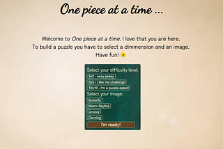 My GameDev project at Bootcamp