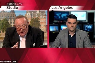 Maybe I’m just another a hypocritical contrarian, but was Andrew Neil’s ‘take down’ of Ben Shapiro…