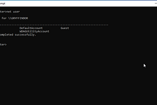 Enumeration on Domain joined machine