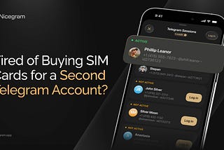 A Private Telegram Account with Nicegram