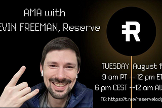 Lodge AMA with Nevin Freeman, Founder of Reserve