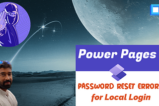 Power Pages Password reset error — Part 2