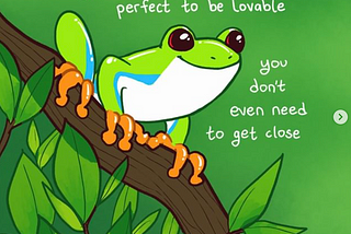 Reminder: You don’t have to be perfect to be loveable