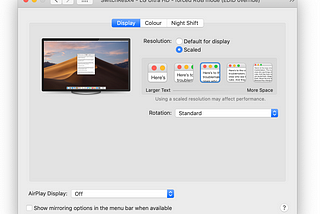 MacBook Pro 13 — How to set HiDPI 2560x1440 resolution on 4K monitor