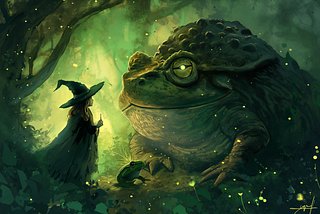 Witch and Toad