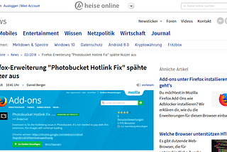 Photobucket Hotlink Fix Status-Update: Nichts gelernt