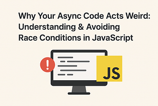Race Conditions in JavaScript: How Two Async Tasks Can Ruin Your State