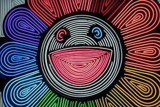 The Happiness of a Future Where Learning Is a Lifelong Adventure, article by Greg Twemlow, image by takashi-murakami