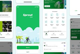 Sprout: Concept app for buying plants, seeds, gardening equipment, etc.